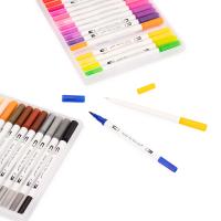 Kit Canetinhas Ponta Dupla 100 Cores